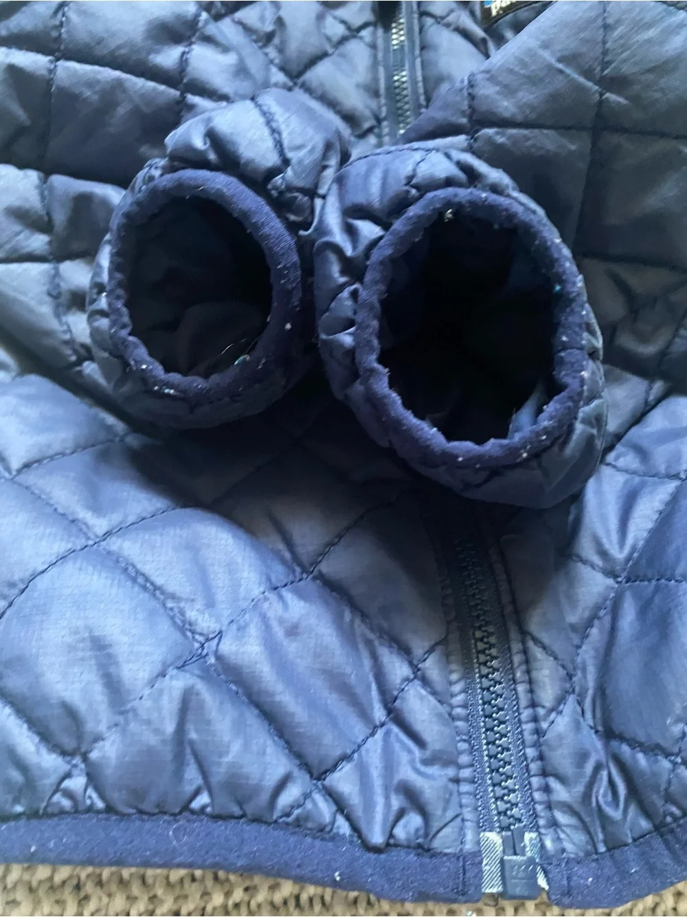 Patagonia Kids Quilted Puffer Jacket - Navy Blue